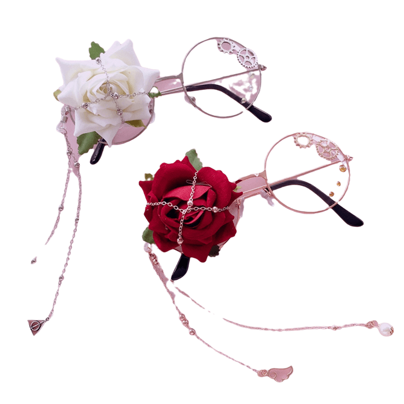 Punk Rose Gear Glasses   HA1142
