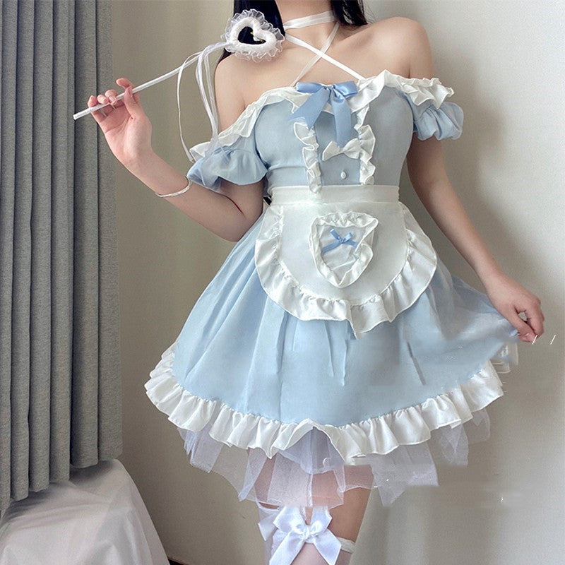 Blue lolita two-dimensional dress    HA0729