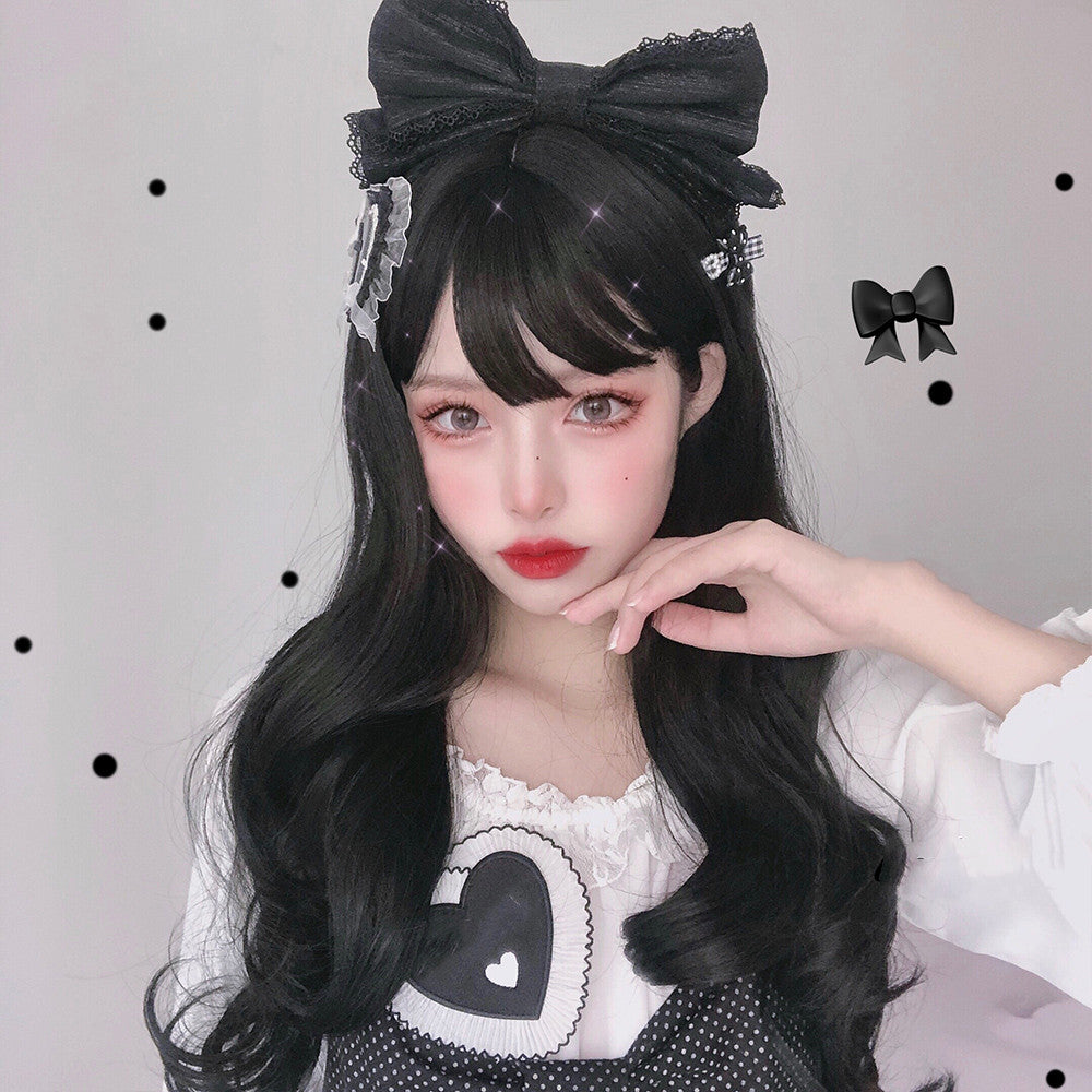 Natural cute fluffy colorful big waves HA0817