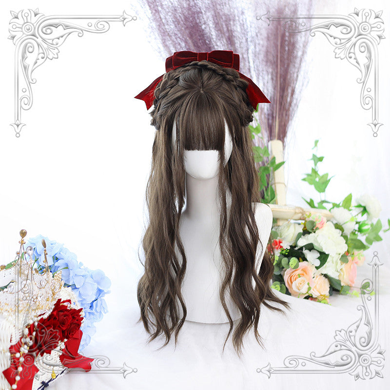 Water ripple long curly hair HA0467