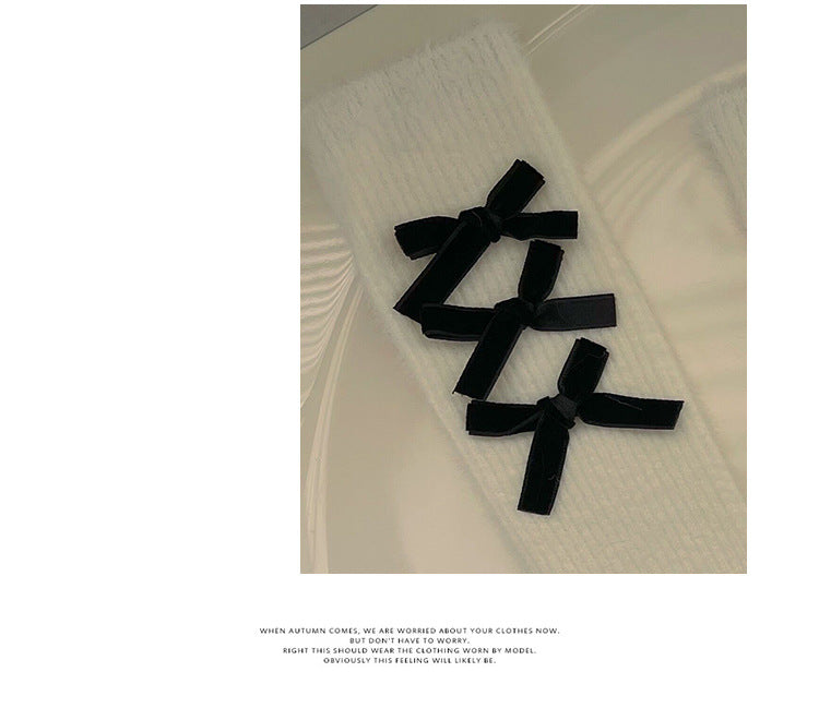 Sweet Girl Bow Knot Socks   HA1525