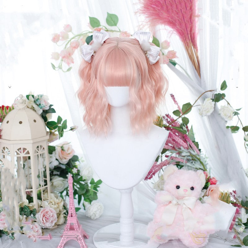 Cute irregular curly short curly hair  HA1329