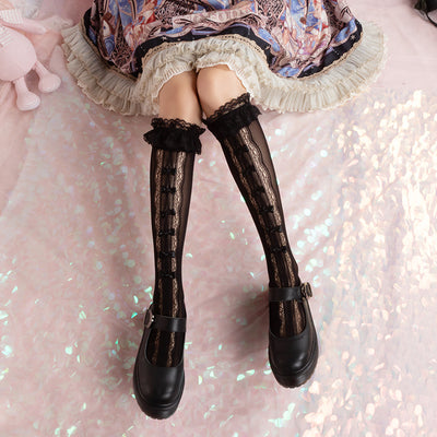 Soft girl lolita medium stockings   HA1503