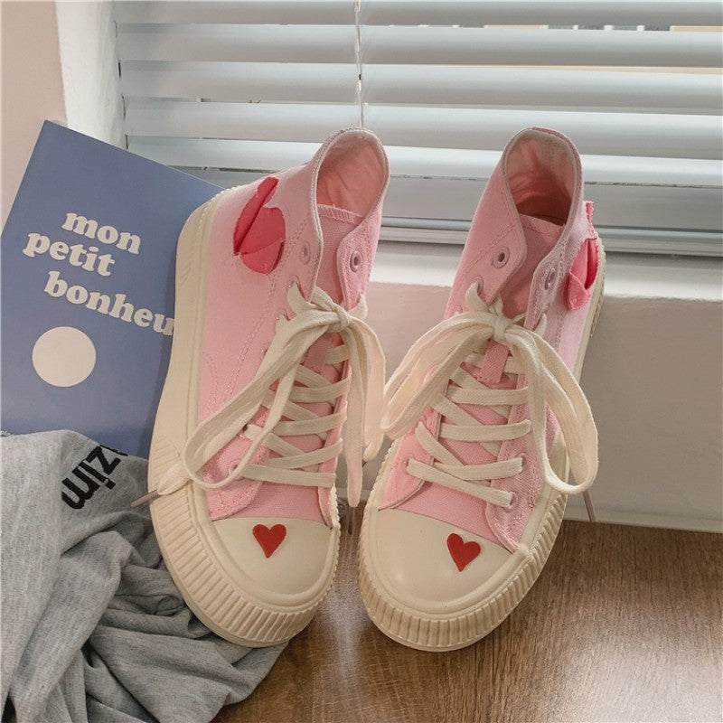Love high top canvas shoes HA1645
