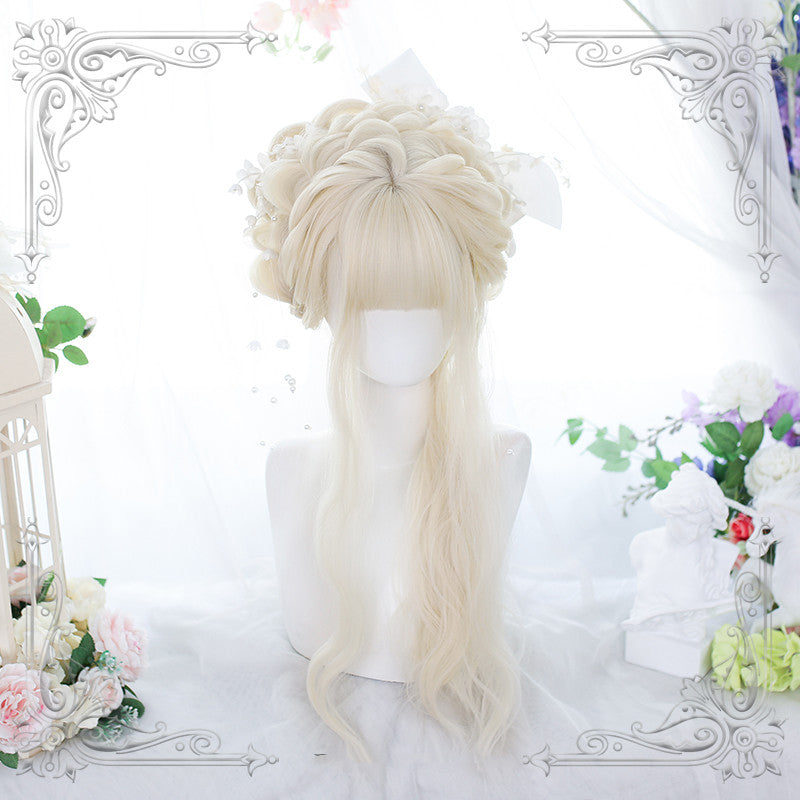 Lolita "Xiahe · Chunmu" natural water ripple curly hair   HA1087