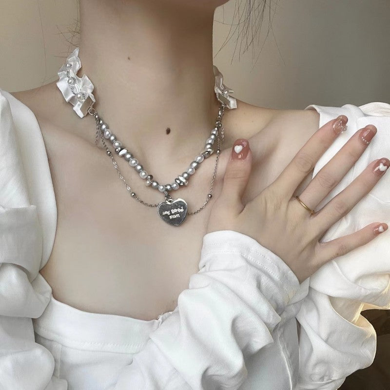 Love clavicle chain  HA1653