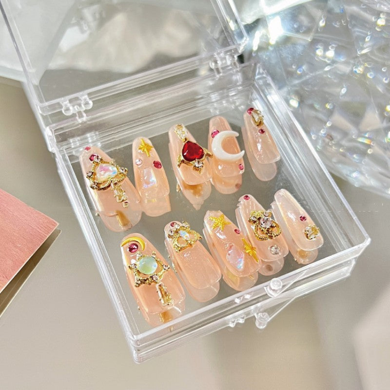 Moon Scepter Love Wings Nail Art HA1590