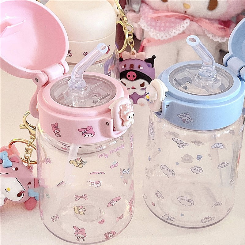 Small and cute hand-held sippy water glass HA1716