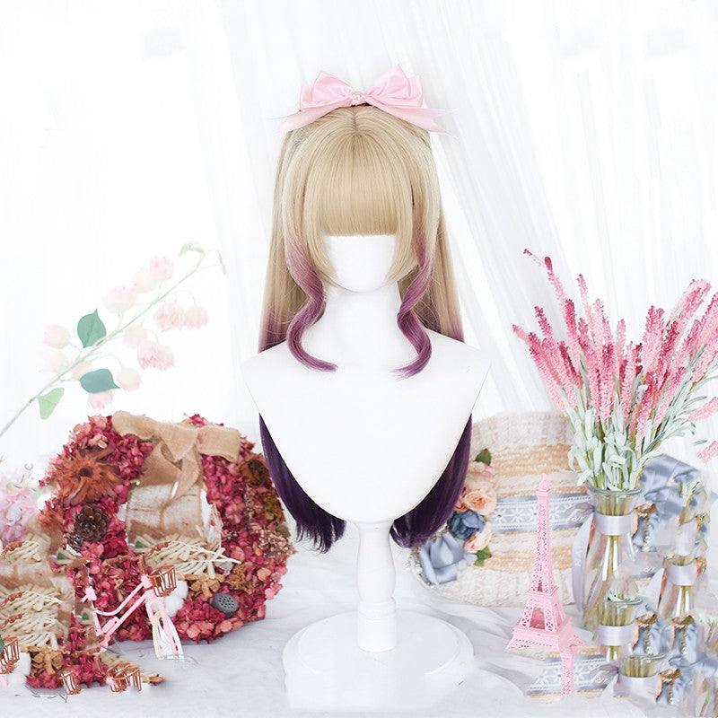 Double ponytail princess short wig  HA1247