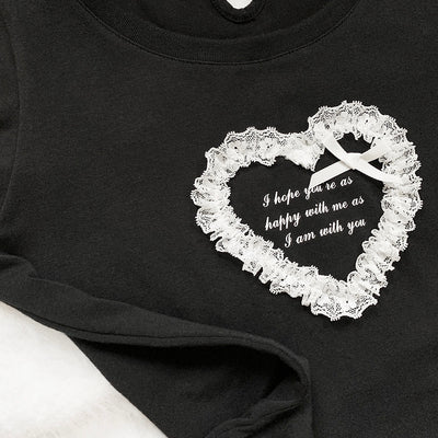 Bow cutout T-shirt  HA0509