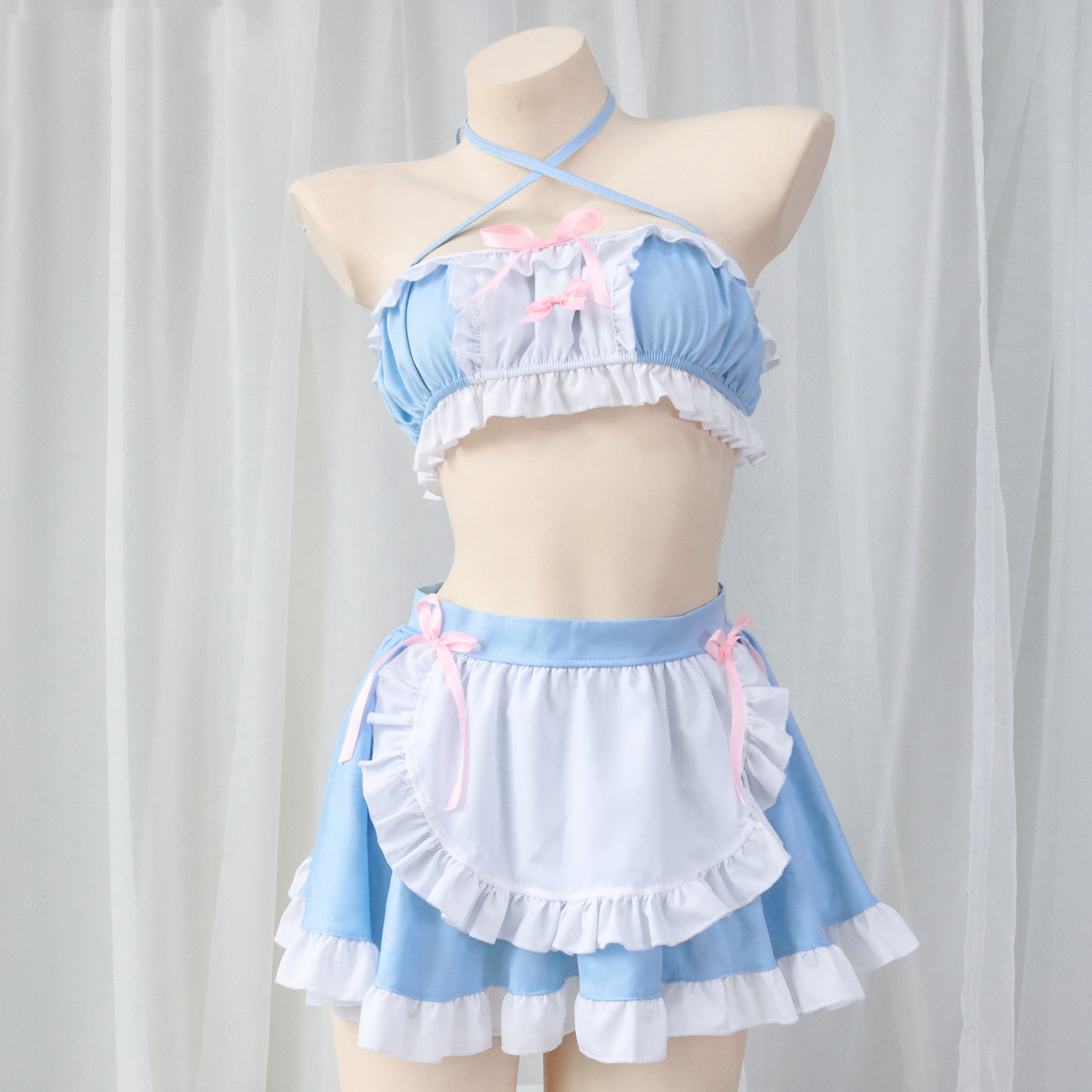 Blue Maid Split Pajamas Set  HA0679
