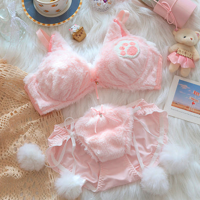 Cute cat plush underwear   HA1292