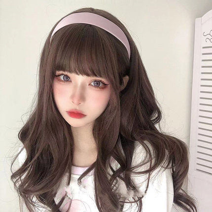 Realistic big wave wig   HA0236