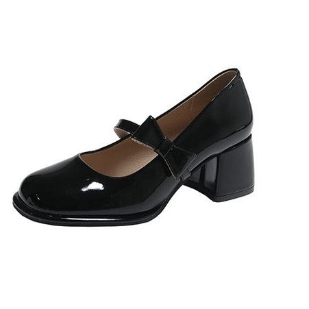 Round toe bow high heels   HA1856