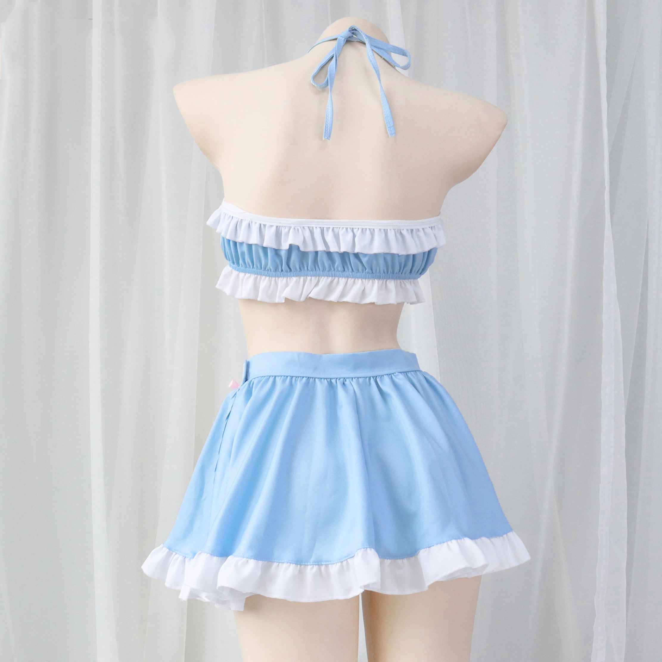 Blue Maid Split Pajamas Set  HA0679