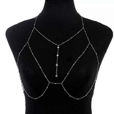 Silver Titanium Body Chain  HA2120