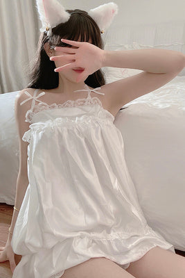 Cute student pajamas nightdress set   HA0872