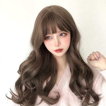 Realistic big wave wig   HA0236