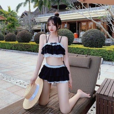 Sweet and cute split swimsuit   HA0363