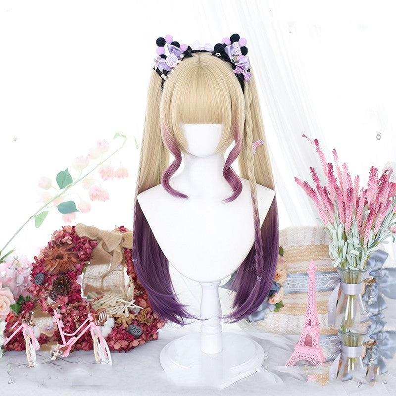 Double ponytail princess short wig  HA1247