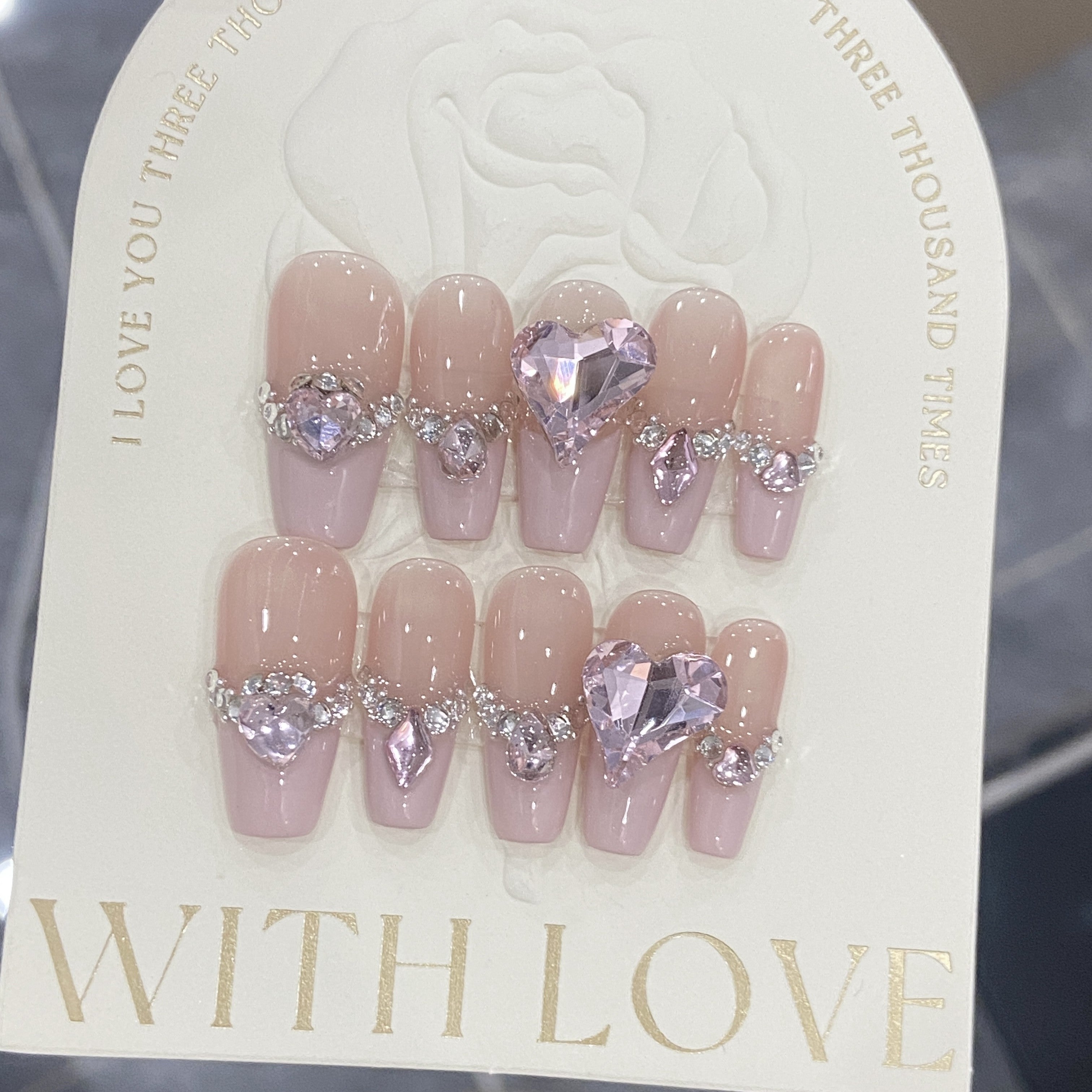 Swarovski bridal wear manicure   HA1447