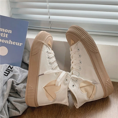 Love high top canvas shoes HA1645