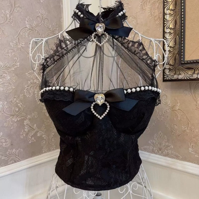 Bow Heart Tank Top   HA1730