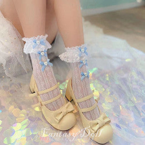 Dream bow love lace socks HA0630