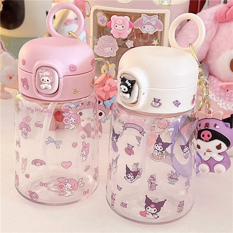 Small and cute hand-held sippy water glass HA1716
