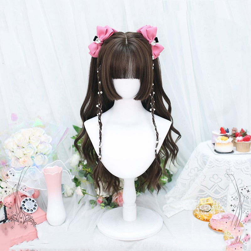 Natural curly hair with long sideburns    HA1698