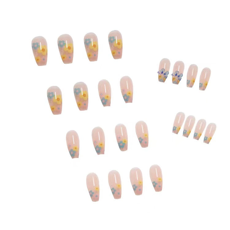 Butterfly Flower Nail Art   HA0221