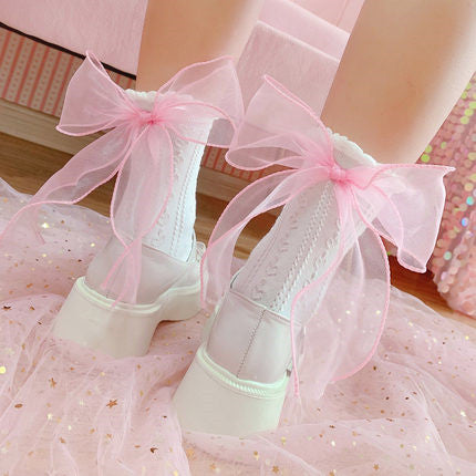Bow socks   HA0376