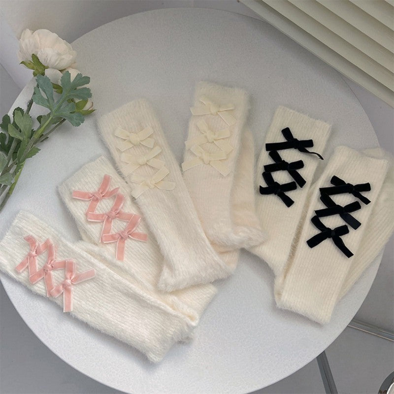 Sweet Girl Bow Knot Socks   HA1525