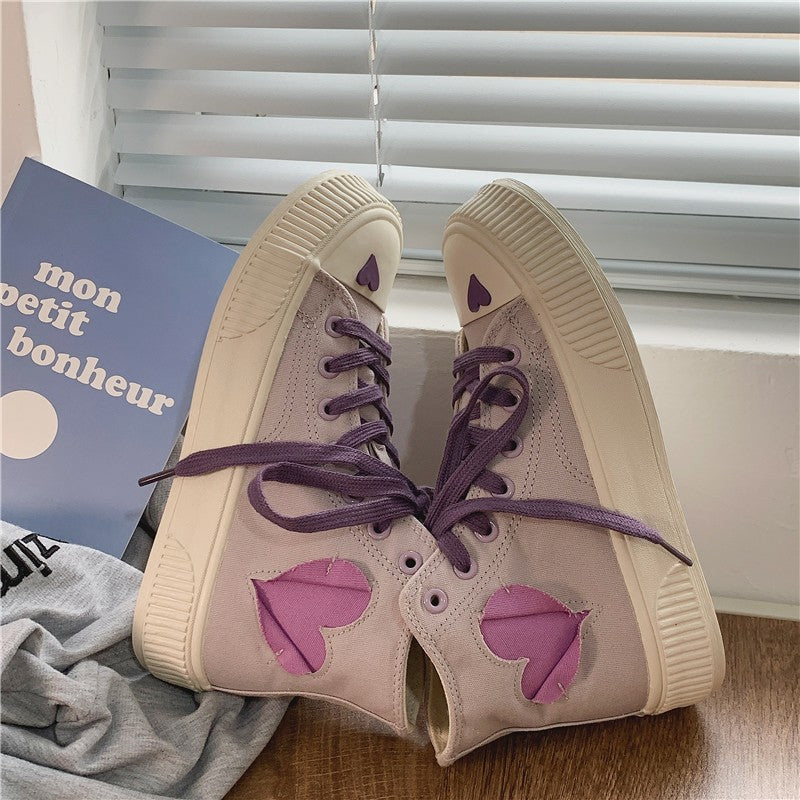 Love high top canvas shoes HA1645