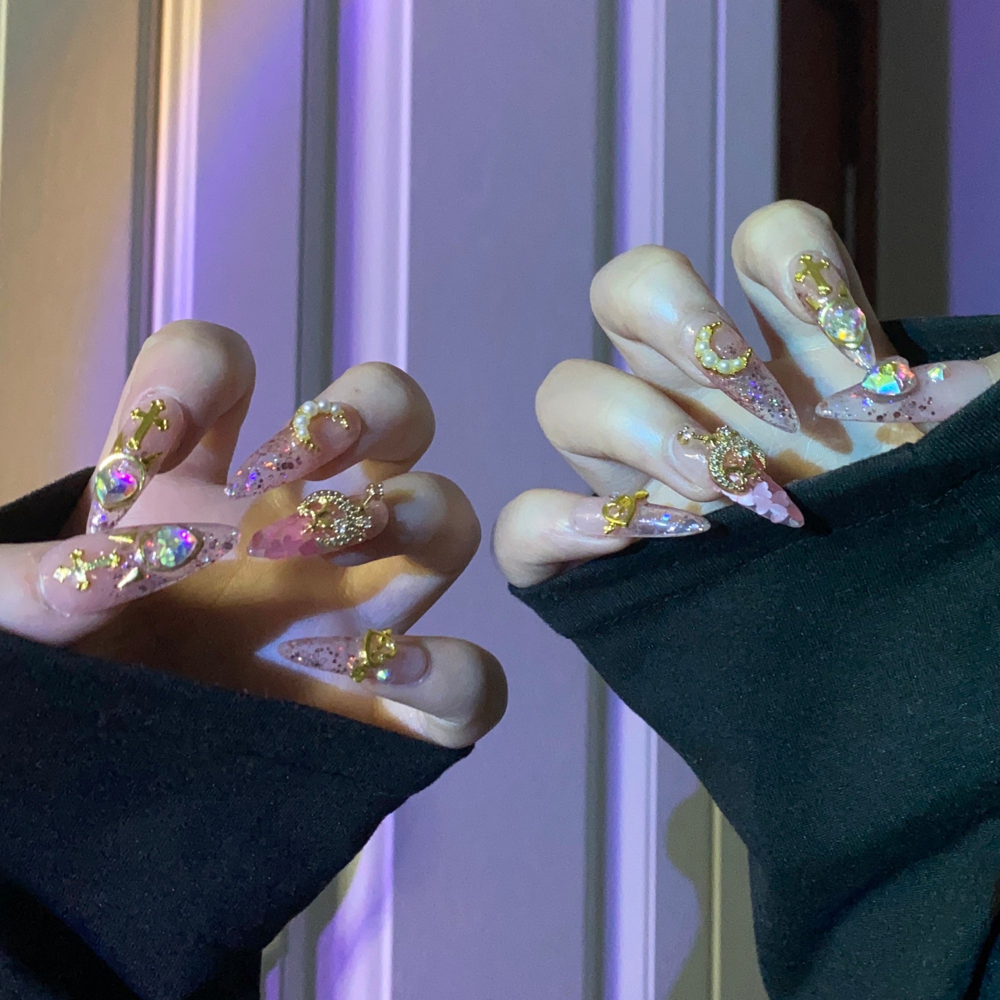 Stars Moonn Nails   HA0210