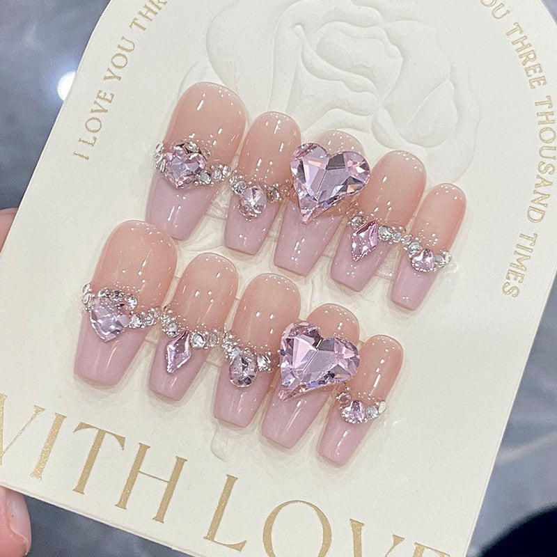 Swarovski bridal wear manicure   HA1447