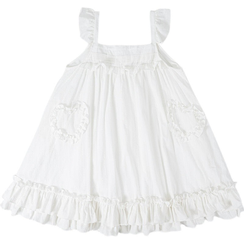 Accordion pleat dress with wood ears HA1301