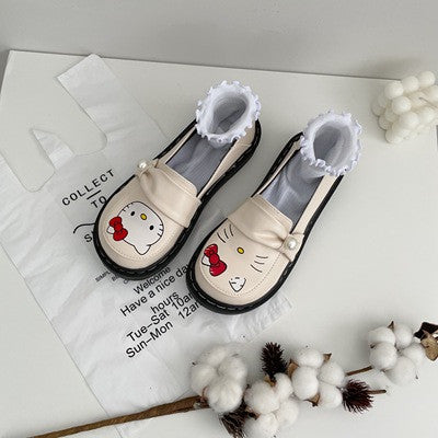 Cute leather shoes HA0769