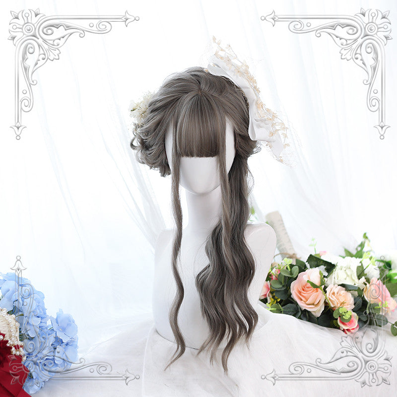 Water ripple long curly hair HA0467
