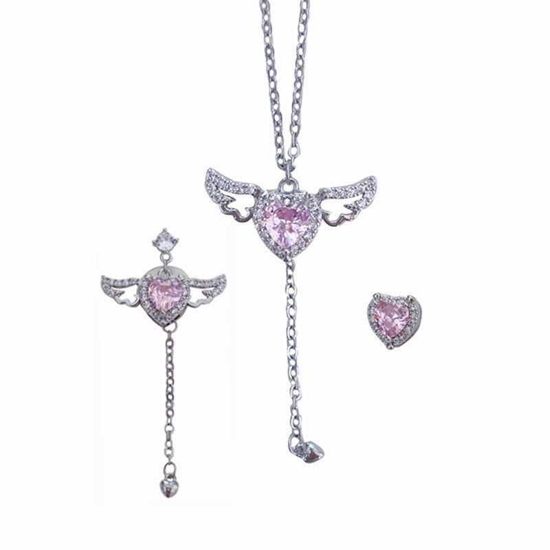 Love Wings Tassel Necklace HA1225