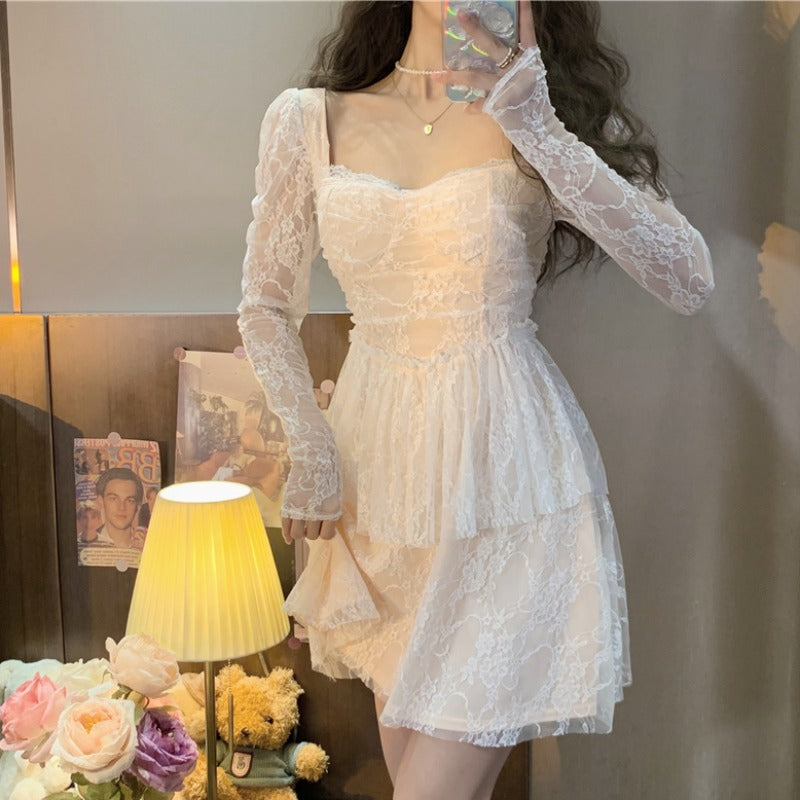 French Lace Dress HA0902