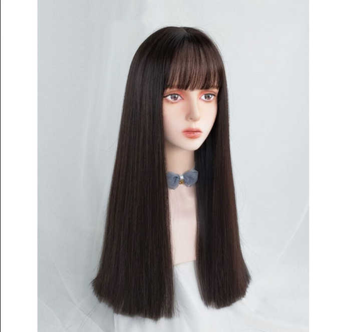 Honey tea hair color long straight HA0050