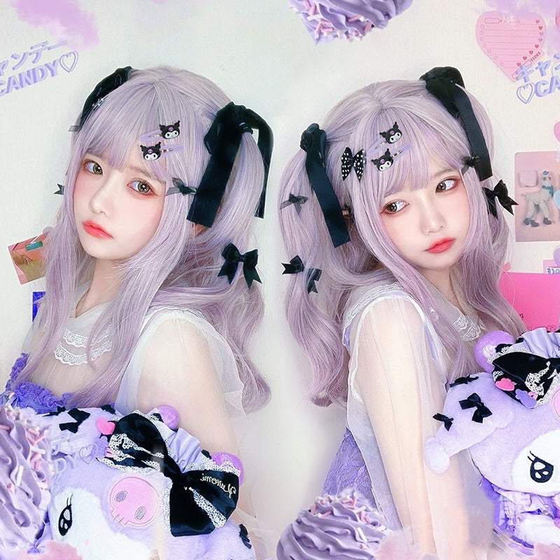 Medium and long curly cute girl wig  HA1277