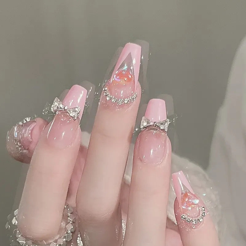 Cute handmade manicure  HA1177