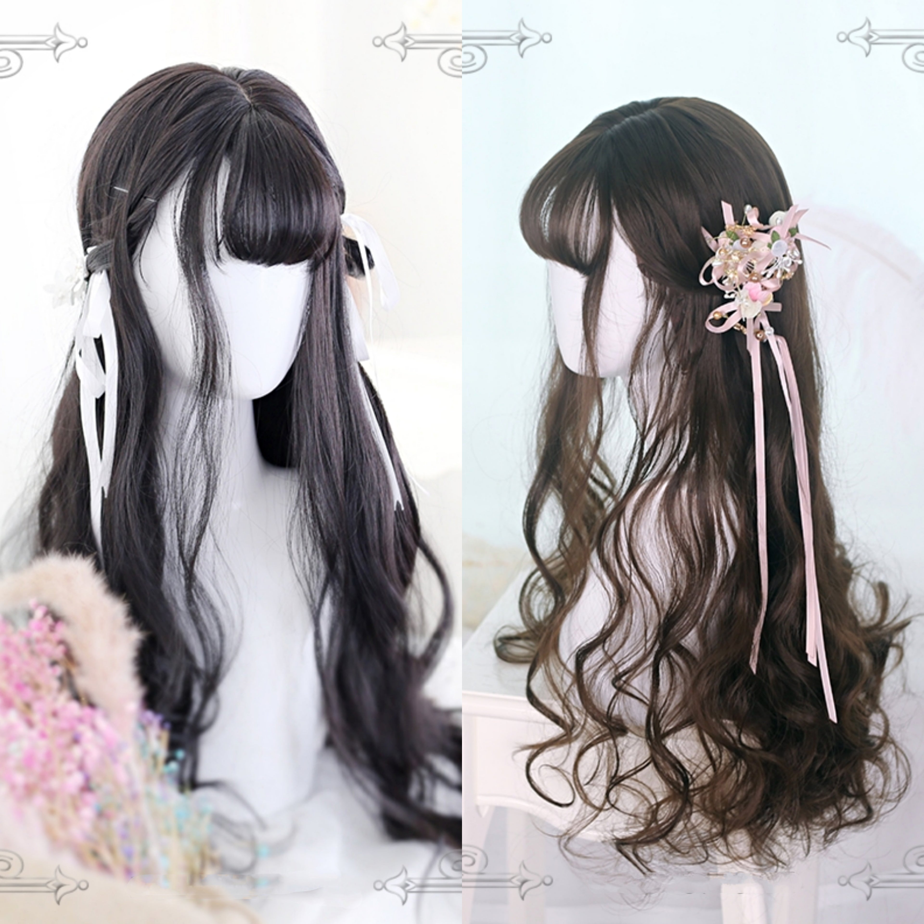 Sylvia Air Bangs Wig HA0469