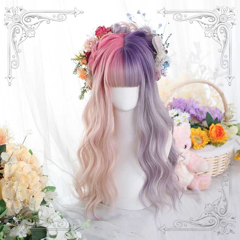 Japanese gradient big wavy curly hair HA0458