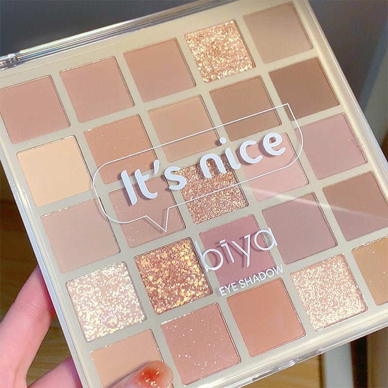 25 Color Glitter Pearl Eyeshadow Palette HA0656