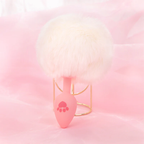 GLOWING RABBIT FOX TAIL ANAL PLUG  HA2780