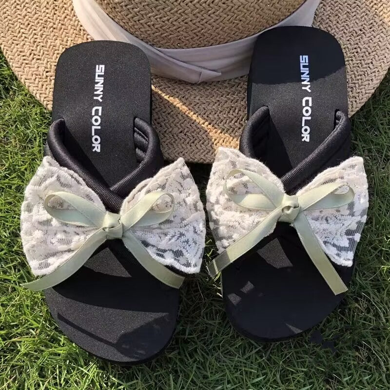 Bowknot flip flops  HA1831