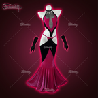 Halloween Flame Witch Dress KO29（3-Piece Set）